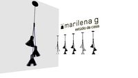 REF: 531P03- PENDENTE MADAGASCAR COM 3 PINTADO