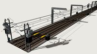 Electrified Track Section