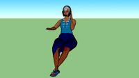 3d woman