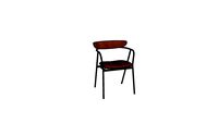 Square Roots] Gianna Carver Chair (Basil Tan leather)