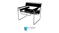 CLASSIC DESIGN RENTAL FS007 Wassily Black