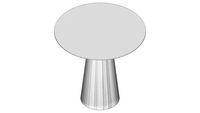 HK Living - White Pillar Table