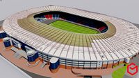 Hampden Park Stadium - Glasgow Scotland 3D model