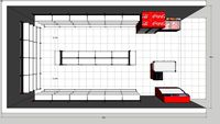 rak minimarket desain ruangan 4x8