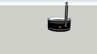 Water tube, hydromassage bowl