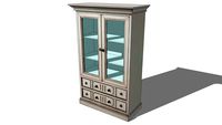 LOGIS GLASS CUPBOARD, REF 219, Michel FERRAND