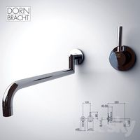 Dornbracht Meta.02 mixer (x3) wall-mounted