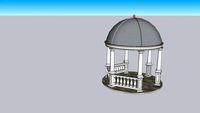 Dome Pavilion with Balustrade
