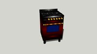 PN-60D-E3 (Red) - Brass Handles