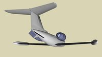 Simple Learjet aircraft model