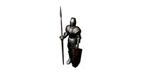 Knight with a shield