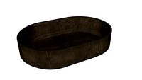 LAVABO PORCELANOSA KARON OVAL HABANA DARK (VRAY)