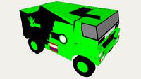 Tatra 815 DKAR RC Shell for WPL B-24 and JJRC Q61 chassis