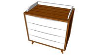 Cômoda Retrô 90 - AMEISE DESIGN