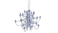 Lustre Gino Sarfatti Preto (3301)