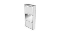 9287 Shoe Container Caruso 3 white
