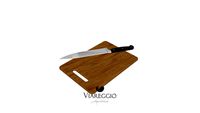 Set Cozinha- Faca e Tábua