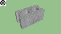 Cinder Block 8' x 16' x 8'
