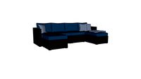 Wicker Outdoor Sectional with Chaise