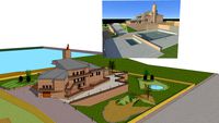 Chalet en 3D Are City