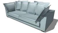 canapé MARCUS bleu, maisons du monde, ref 123680 prix 1190
