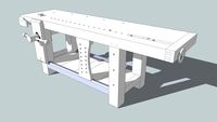 My Roubo Design (based on Christopher Schwarz Design)
