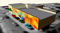 Toronto IGA with proposed mural