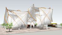 Plaza Canopy Bowtegrity Framing