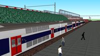 Depot de la SNCF avec voie ferre
