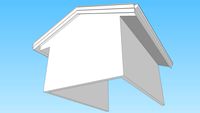 Gable end roof