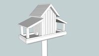 barn stile bird feeder