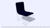 CHAIR SIDE DARK PURPLE BY JOHN A WEICK RA & AP LEED