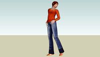 3D City People - Female 01 - iClone Citizen Extras