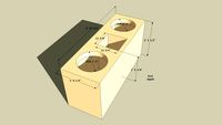 2 15s, truck box with square port, SPL