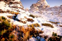 Snowy mountains (HDRP)