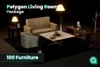 Polygon living room