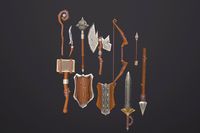 Stylized RPG Starter Weapons