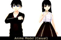 Anime Character : Arisa And Xiang (Casual / Contain VRM)