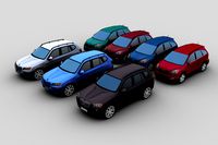 Lowpoly Car Pack1
