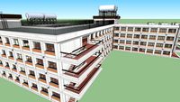School Building - Extreme High Detail (with interior)