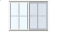 Ultra Series C650 Half Vent horizontal Sliding Window