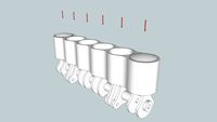 Straight 6 Piston Engine (Sketchy Physics)