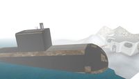 abandoned arctic facility