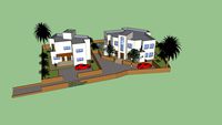 simple villa and apartment