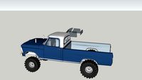 Unfinished Ford Mud Truck