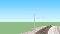 Street Lights on I-294 Tri State Tollway near Lake Avenue