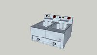 Double Deep Fryer from RM GASTRO FE 60 EL