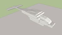 Accord VTOL fighter bomber - Shinigami (unfinished model)