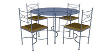 glass table-FERFORGE
