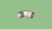Equerre mâle conique R1/2 femelle cylindrique G1/2